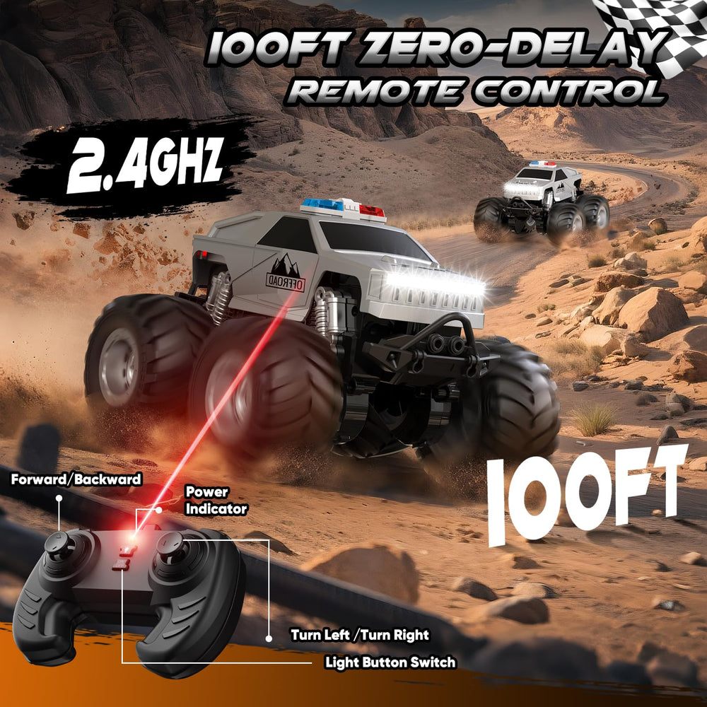 Amilacily remote control car top view highlighting compact design and controls
