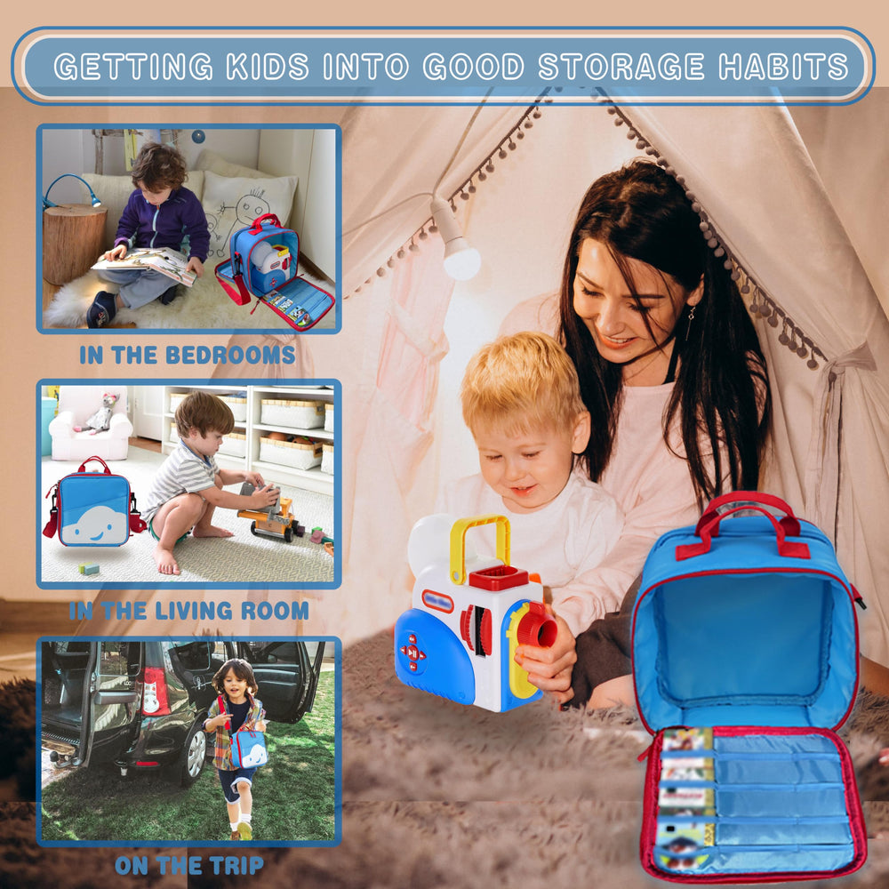amiumuca cloud pattern with red and blue colors echo Little Tikes branding