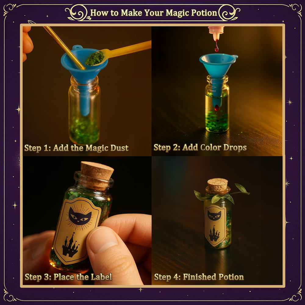 AMIZEY Potion Kits Fairy Creativity image storytelling and colorful crafts inspire imaginative play