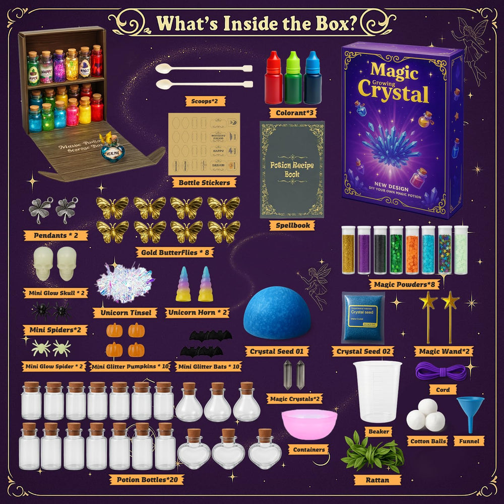AMIZEY Potion Kits Twenty Bottles image abundant bottles for party crafting and sharing