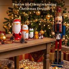 AMOR PRESENT 6-piece set on a shelf, colorful figures spark imagination.