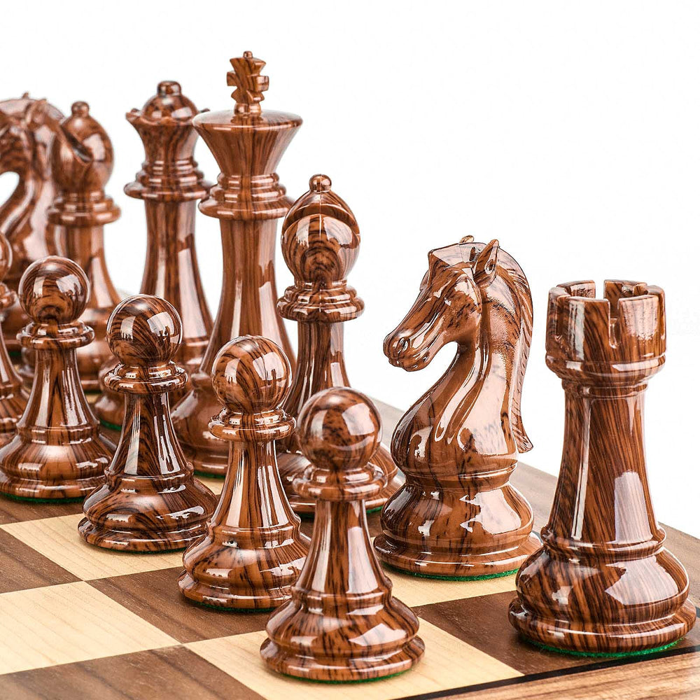 AMEROUS 4.25-inch king chess piece with weighted balance for stable tournament play.