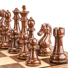 AMEROUS 4.25-inch king chess piece with weighted balance for stable tournament play.