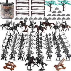 AMOR PRESENT medieval knights battle set cover inspires imaginative play and family fun.