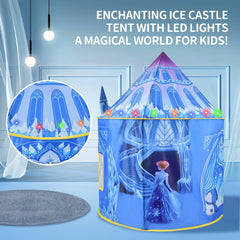 Amplov ice castle tent offers 53 by 41 inches of spacious space