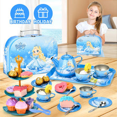 Amplov three-tier cake stand for display of pretend desserts