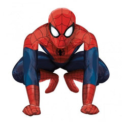 Amscan Spider-Man balloon with weighted bottom, steady display and easy staging.