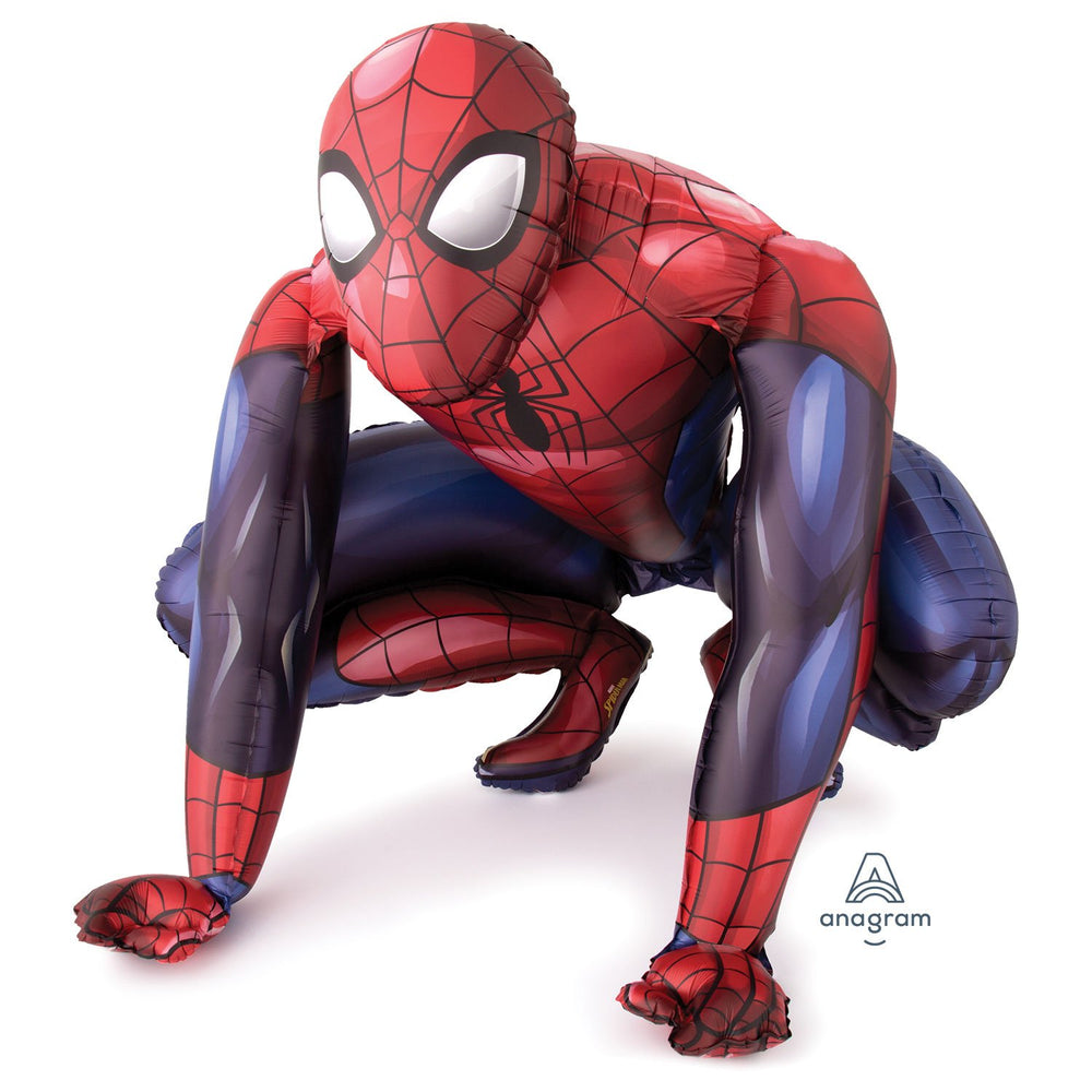 Amscan Spider-Man gliding balloon, giant 36-inch, ideal as a floor-gliding party centerpiece.