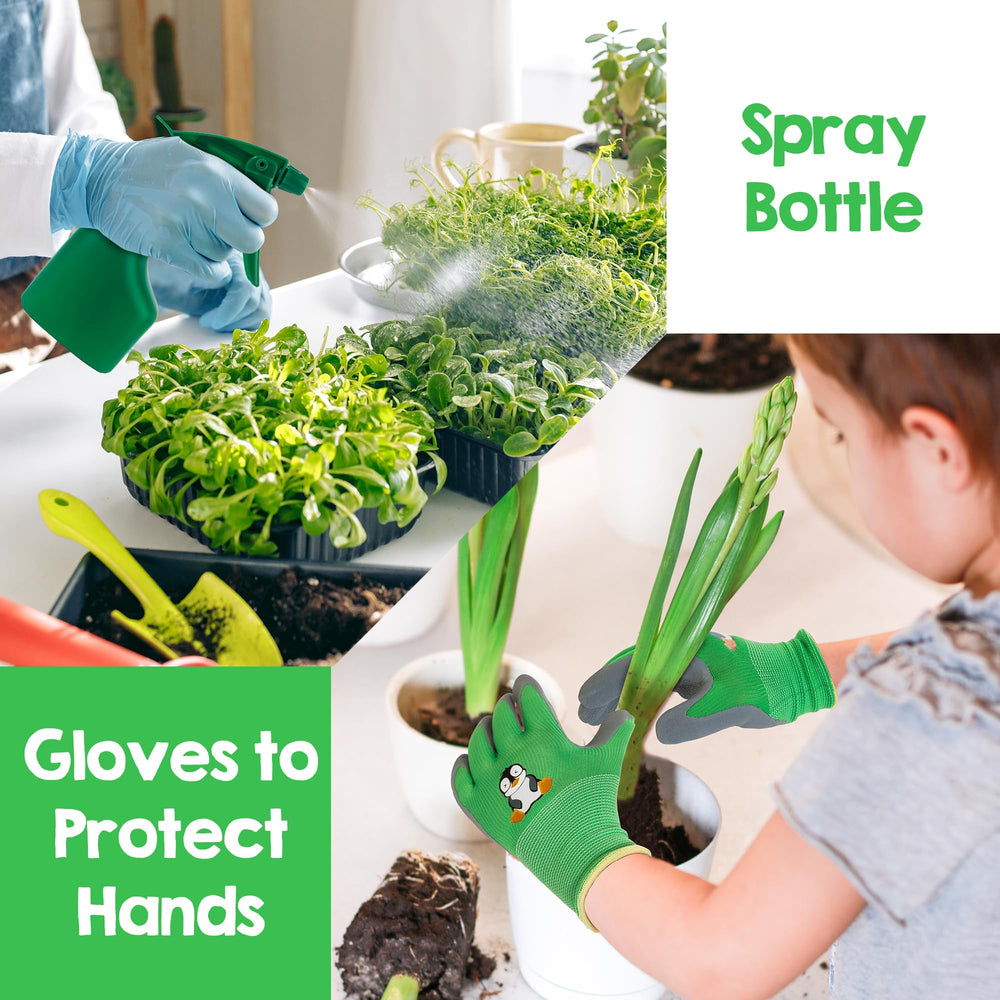 Amtreen garden hoe helps little gardeners practice digging safely.