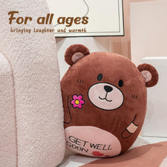 AmyToo Cotton-filled Teddy Bear Plush provides steady, cozy support.