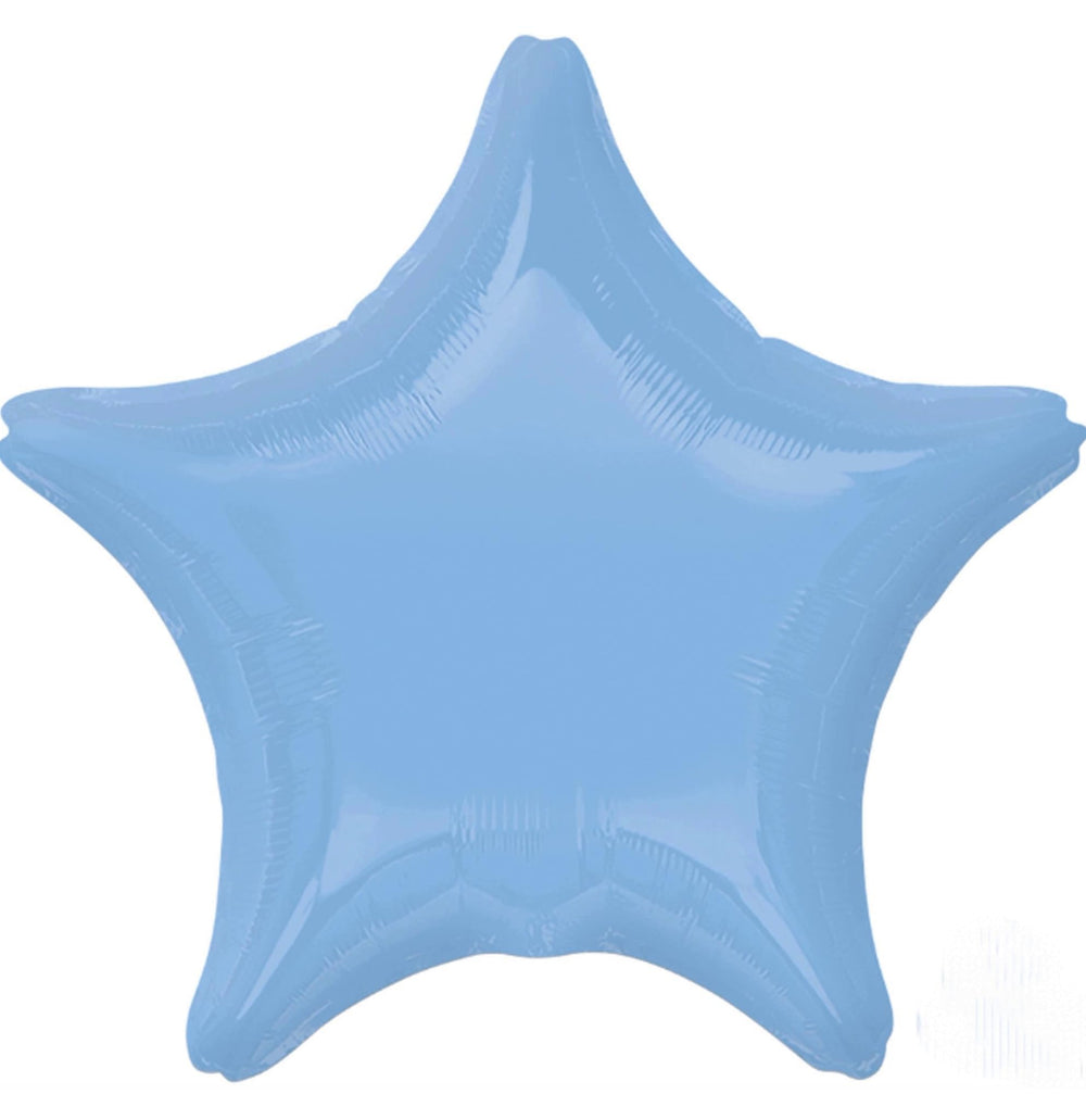 Anagram Bluey 19in star orange foil balloon adds bold color contrast