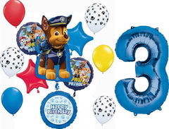 Anagram Chase 31-inch foil balloon creates a focal point for the birthday.
