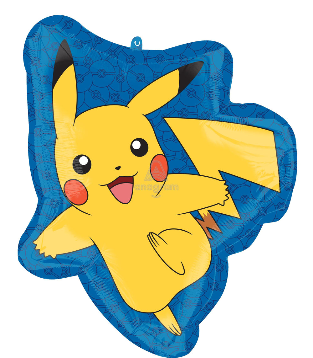 Anagram Pokémon red star 18-inch foil balloon vibrant party accent