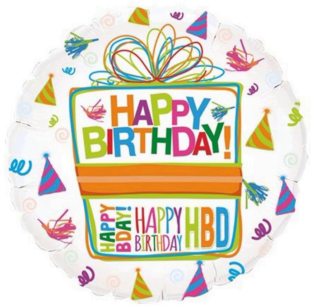 Anagram 18-inch red star foil balloon for festive photo backdrops.