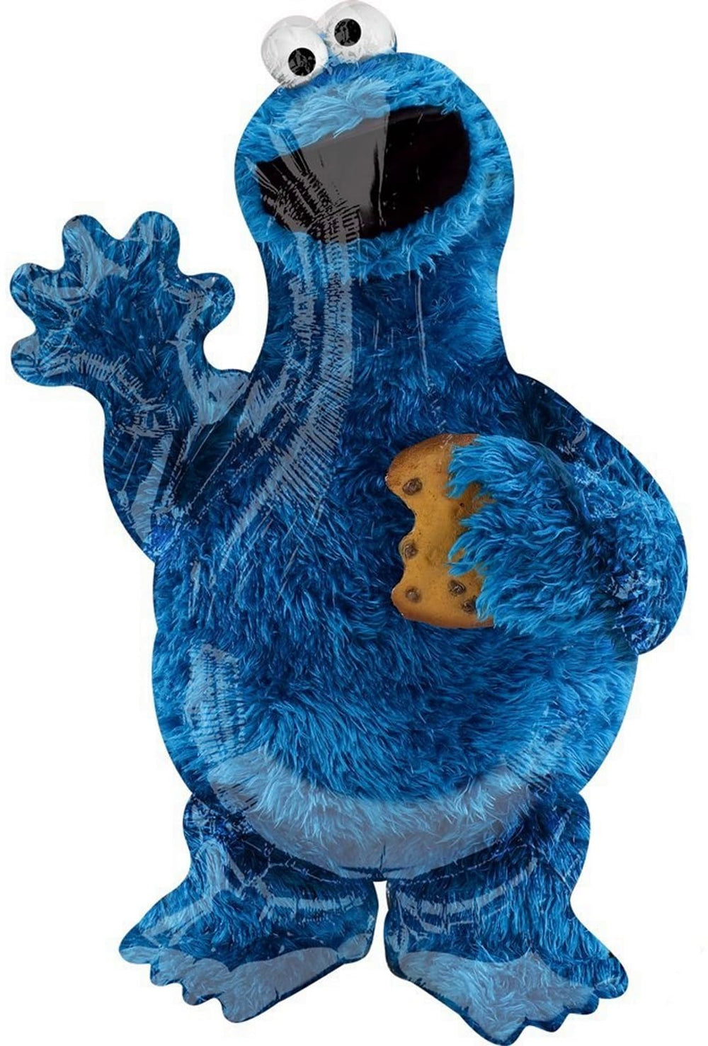 Anagram 17-inch Sesame Street square foil balloon enhances centerpiece and theme.