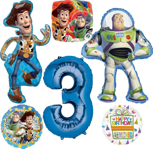 Anagram Woody full-body foil balloon adds wow to birthday decor.