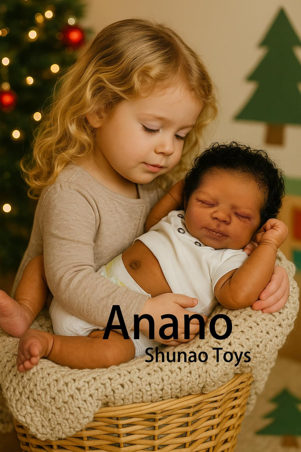 Anano hand-implanted hair can be styled for different looks