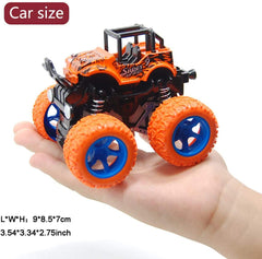 ANAOER friction-powered trucks on indoor and outdoor surfaces for active play.
