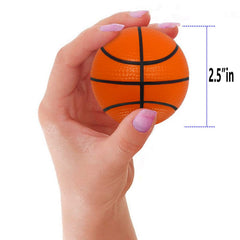 Anapoliz 2.5-inch foam basketball close-up showing soft foam for safe play
