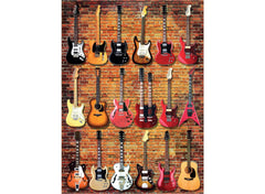 Anatolian Puzzle Guitar Collection 1000-piece box cover, vivid colors for engaging family time.