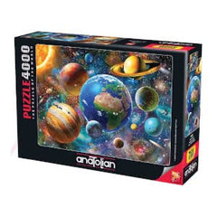 Anatolian Solar System 4000-piece puzzle unique-piece shapes for precise fits.