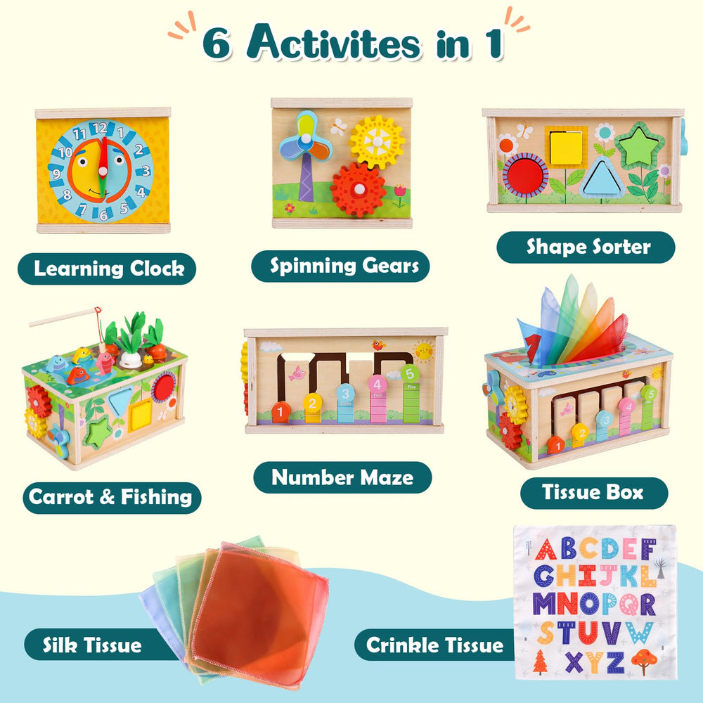 Ancaixin spinning gears toy for cause-and-effect thinking and coordination