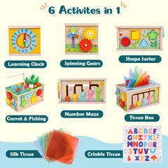 Ancaixin spinning gears toy for cause-and-effect thinking and coordination