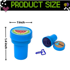 Goody bag fillers featuring Pixel Miner stamps for birthdays and holidays.