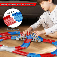 Ancitoy flexible track pieces bend and twist for creative layouts