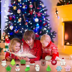 Anditoy 100 piece set with 25 styles including snowflakes and trees