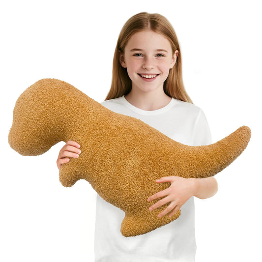 Andywoo Dino Nuggets Pillow front view for cozy reading time