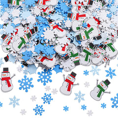 Aneco 800 piece foam snowflakes stickers kit for colorful winter crafts and decor.