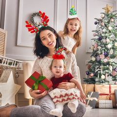 Aneco LED gift-box headband creates cheerful moments at gatherings.