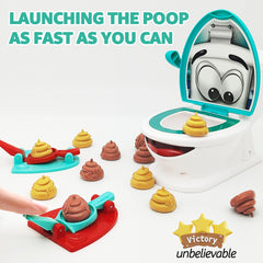 Anemeeoke Poop Family Game durable ABS material for lasting play