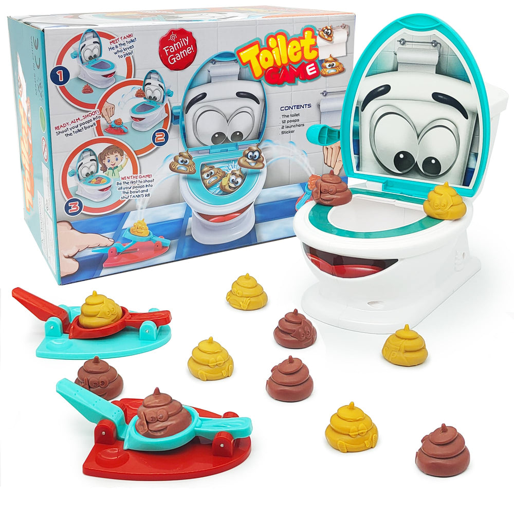 Anemeeoke Poop Family Game toilet bowl for interactive family play