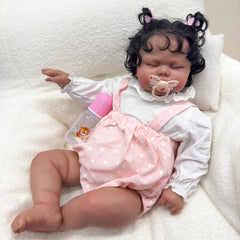 Angelbaby 24-inch reborn doll magnetic pacifier for authentic soothing moments