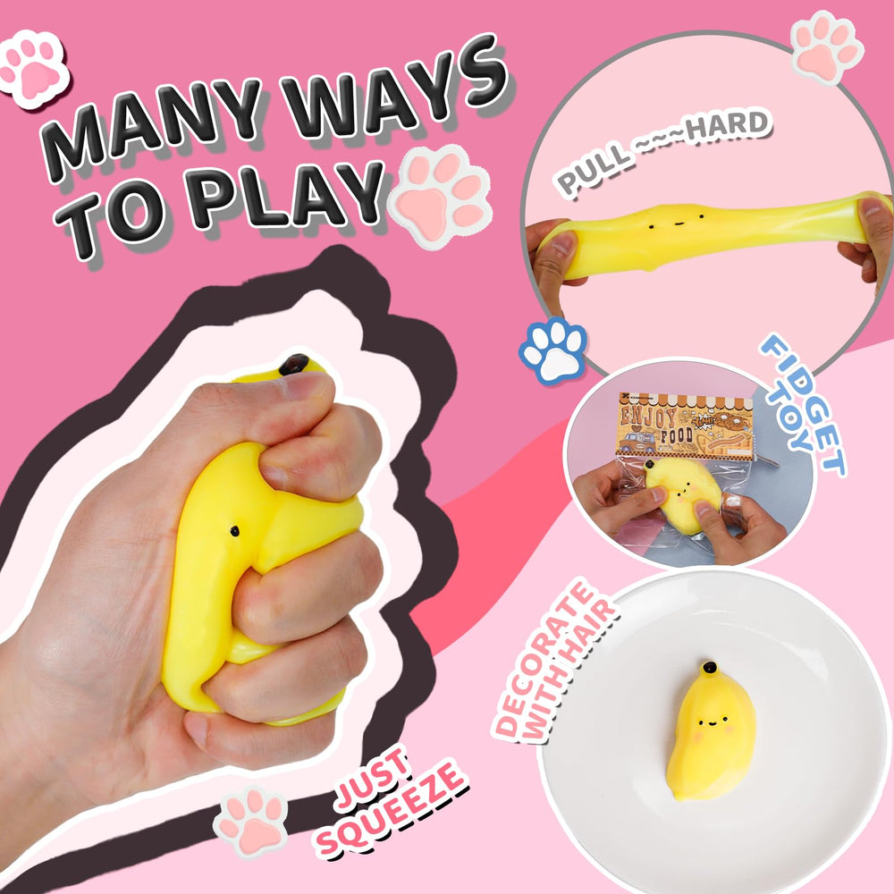 Compact Angerbaby taba banana fits in a bag for portable stress relief.
