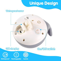 ANGGIKO baby-friendly whale toy becomes an engaging bath companion.