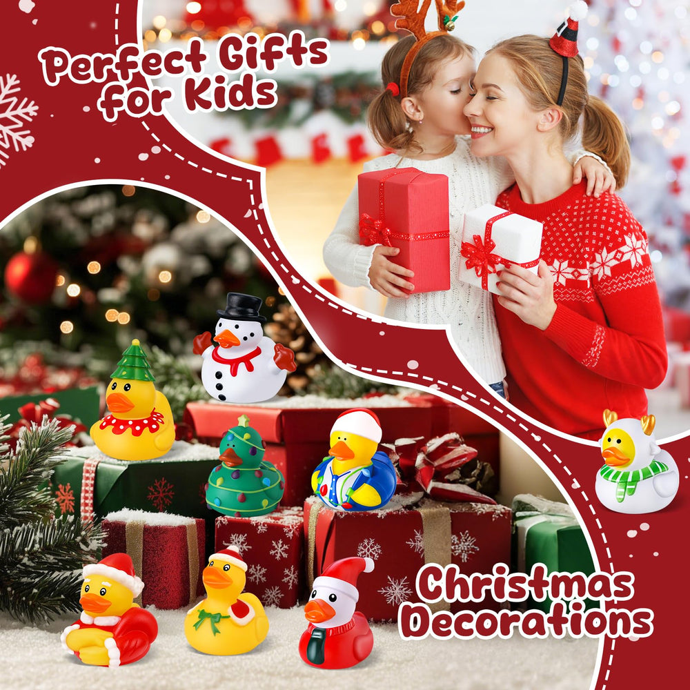 Anggiko easy-to-clean rubber ducks stand up to holiday play