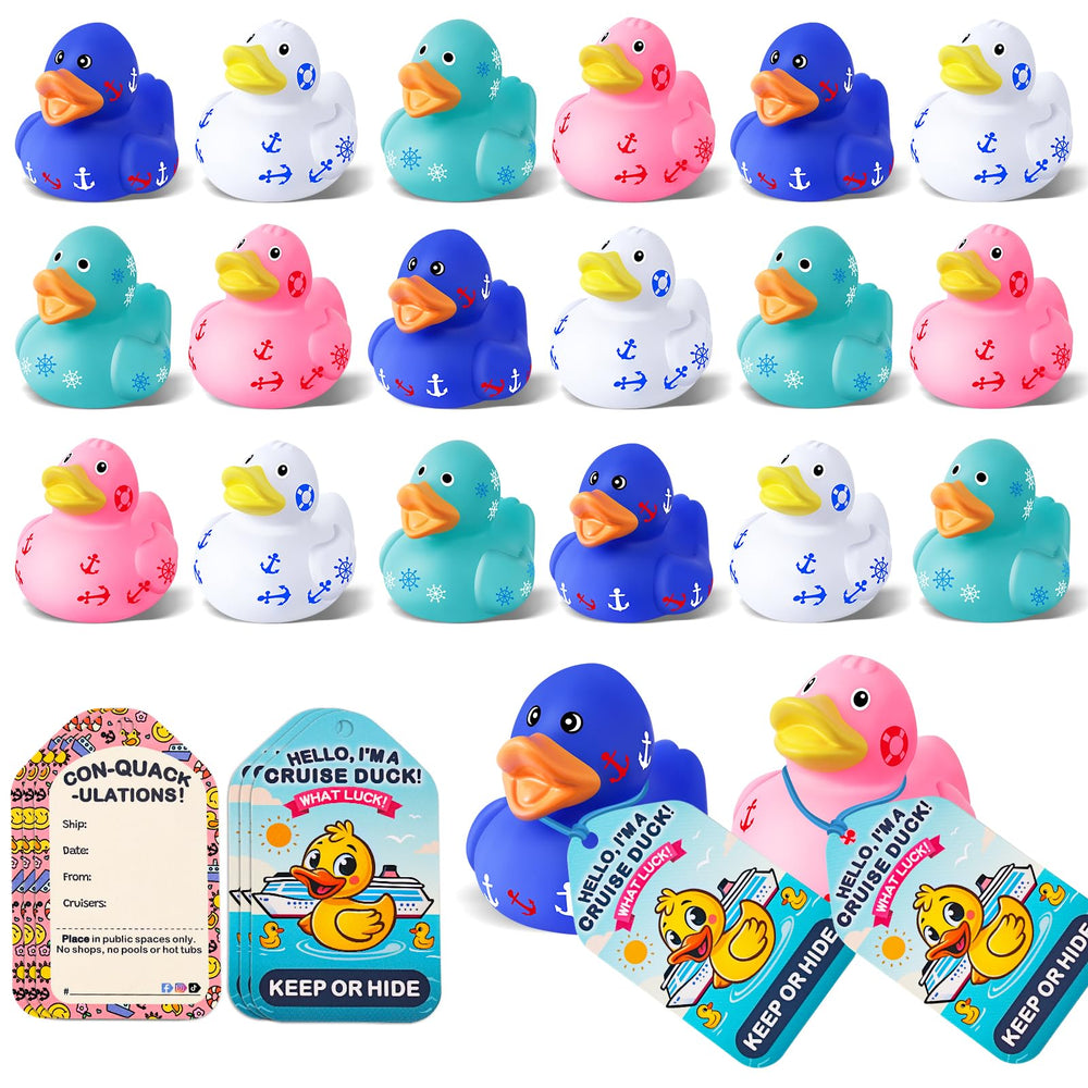 Anggiko cruise ducks 20pcs for on-board hide-and-seek fun.