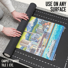 Angora Brands roll-up mat offers easy storage and transport