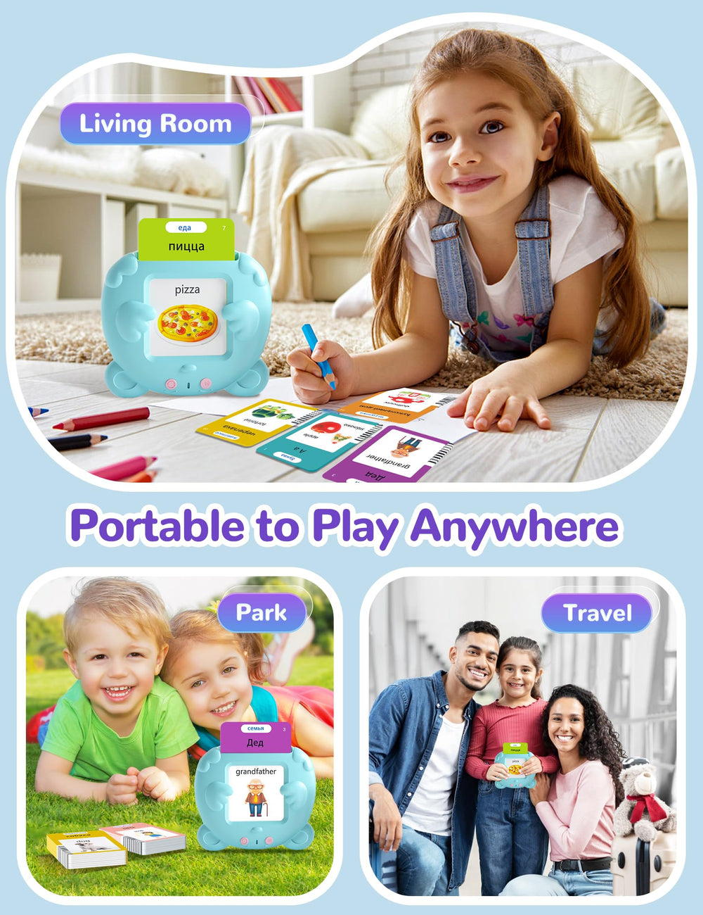 ANhovno pocket-sized flashcards for convenient daily practice.