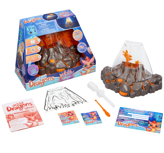 Animagic Aqua Dragons Volcano tank provides a compact habitat for hatchlings