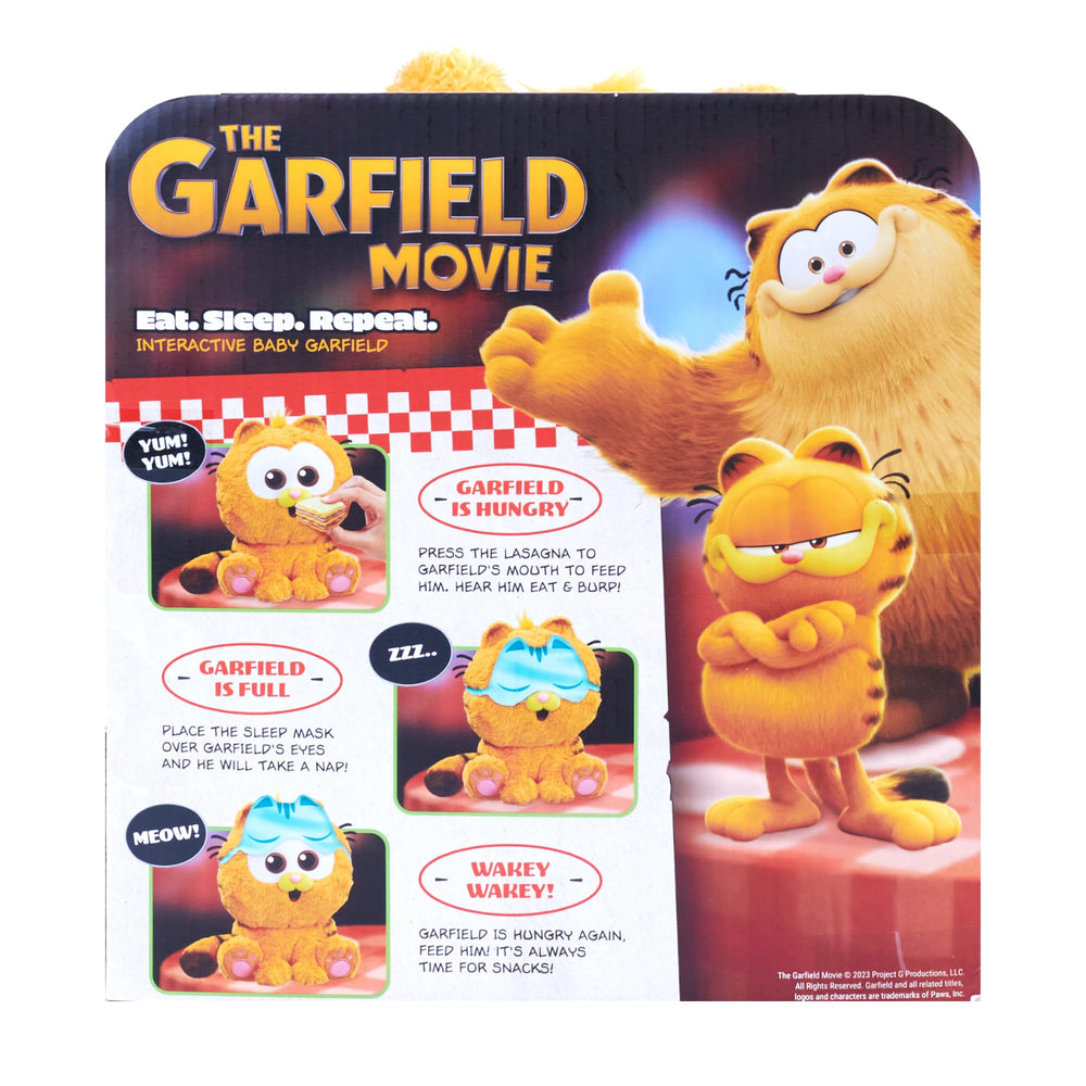Animagic Baby Garfield 10 inch plush ideal for cuddling and display