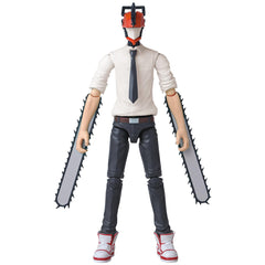 ANIME HEROES Chainsaw Man figure articulation points enable flexible posing.