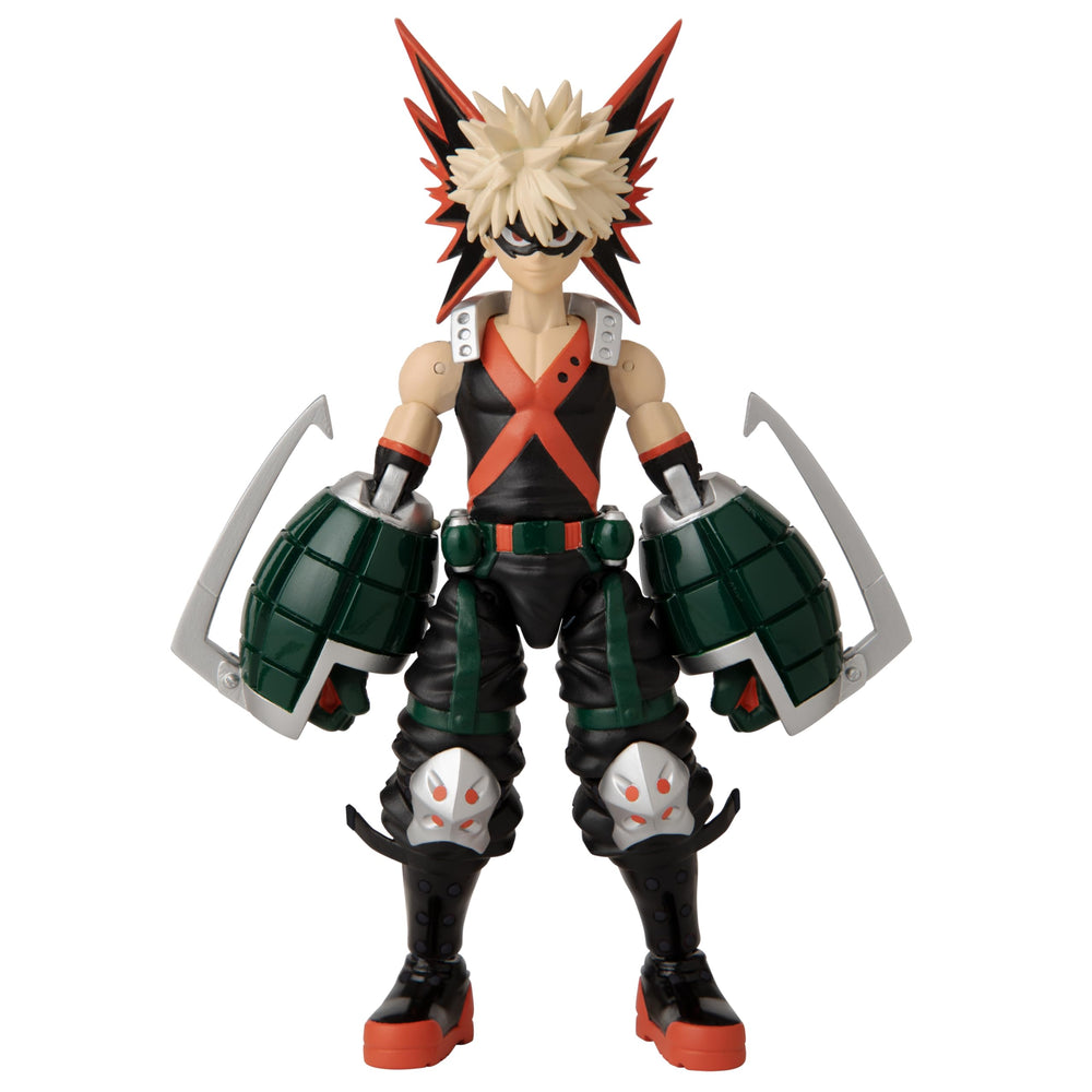 ANIME HEROES Katsuki Bakugo packaging front featuring authentic manga art