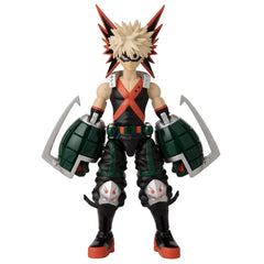 ANIME HEROES Katsuki Bakugo packaging front featuring authentic manga art