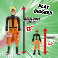 ANIME HEROES Mega Naruto Kakashi in battle stance for dioramas.