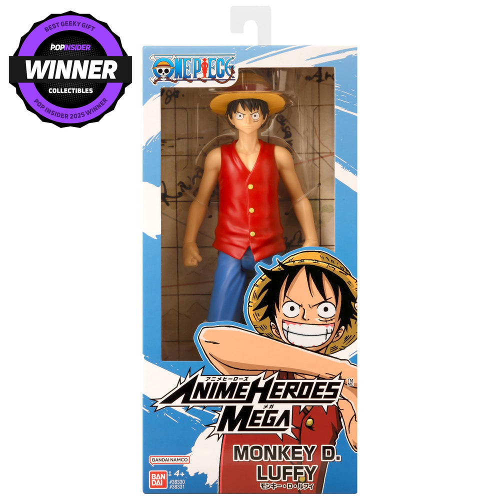 ANIME HEROES Mega One Piece Monkey D. Luffy action shot for diorama setups