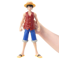 ANIME HEROES Mega One Piece Monkey D. Luffy anime-accurate sculpt for fans and collectors
